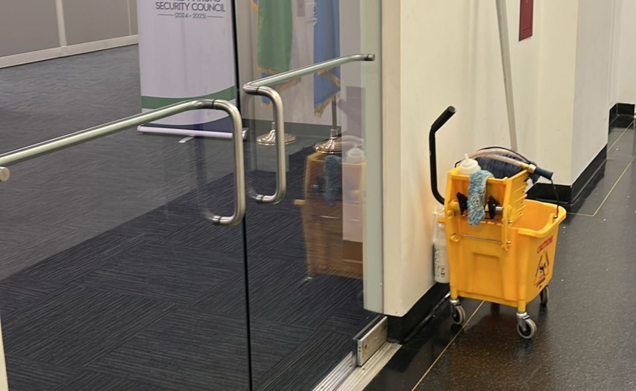 Professional cleaning service at United Nations mission building in New York City